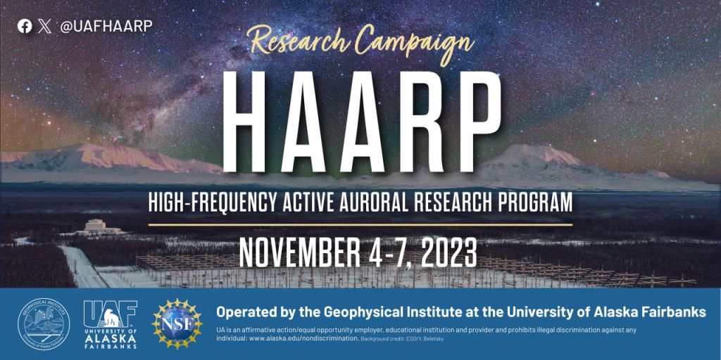 HAARP in Fase di Conclusione della Campagna di Ricerca, 4-7 Novembre 2023 - Aurora ad Alta Frequenza